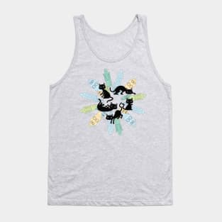 Amsterdam skyline with cats Tank Top